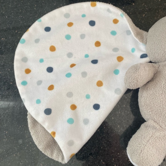 Kids Preferred Snug Hugs Elephant Security Plush 6” Gray - Picture 4 of 8